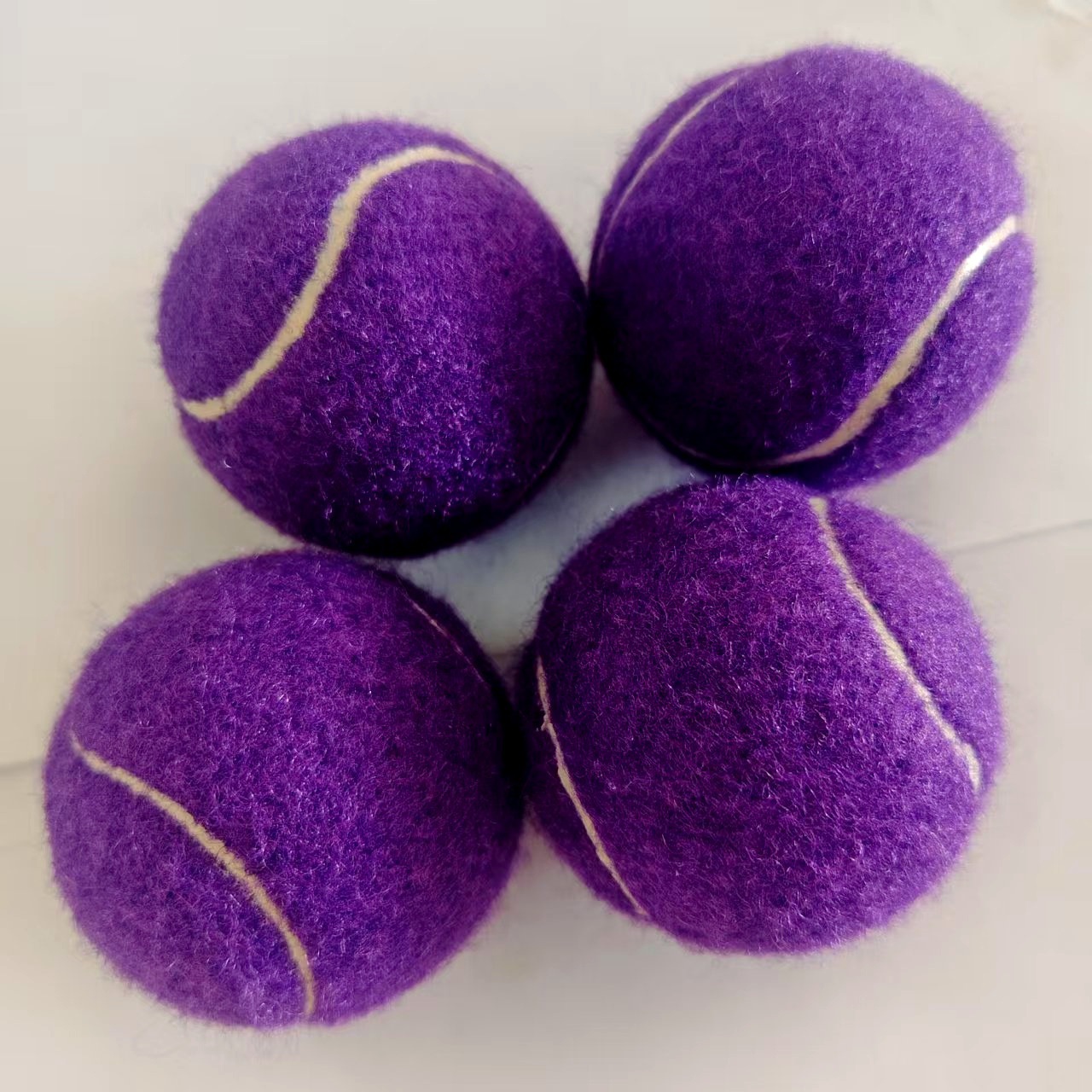 Pet Tennis Ball, Purple Tennis Ball, Regular Training Pet Tennis Ball, Can Be Printed with Logo