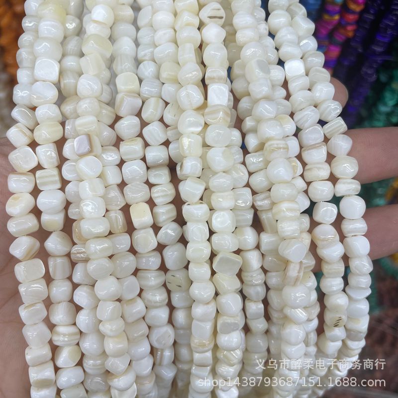 Manufacturer Wholesale Various Irregular Stone Spacers, Thin Pads, Mother-Of-Pearl Discs, Chain DIY Bracelet Accessories