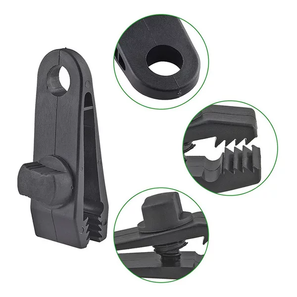 Tent Clips, Outdoor Canopy Clips, Fixed Plastic Clamps, Plastic Accessories, Reinforced Tent Clips, Manufacturer Wholesale