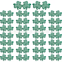 Пятно ирландские праздничные очки Зеленый клевер вечеринка очки St. Patrick одеваются производители для прямых поставок