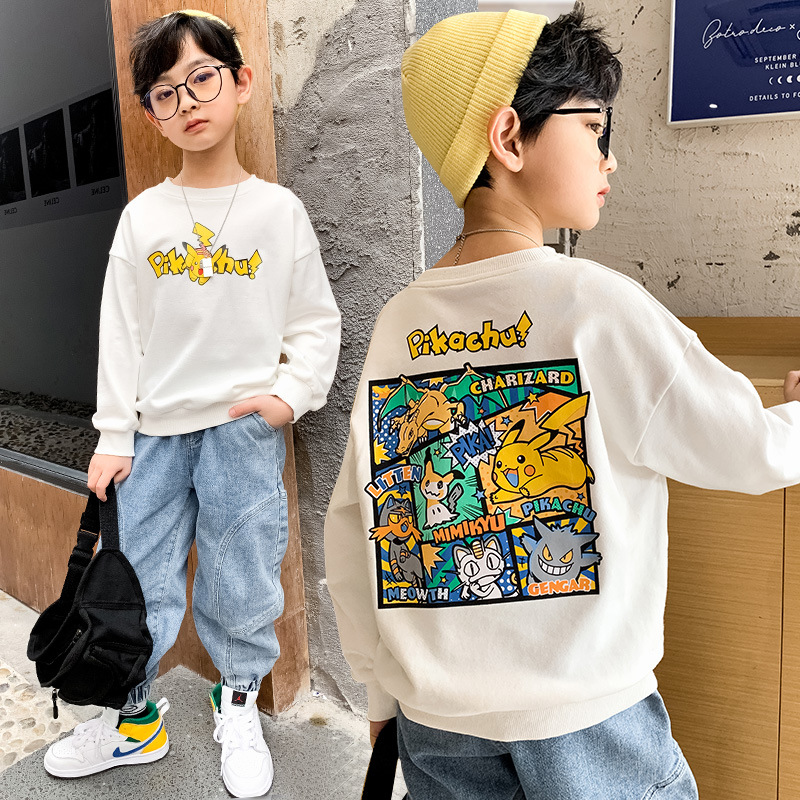 Children's clothing boys' long-sleeved T...