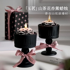高級フランス山茶花香薫ろうそく礼箱は彼女の高級誕生日礼学生寝室に長く続く