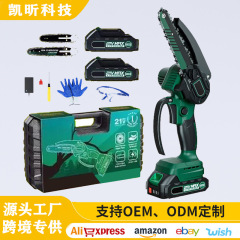 充電式リチウム電動ミニ木工用家庭用片手ノコギリ、屋外伐採用電動ノコギリ、ワイヤレス電動チェーンソー
