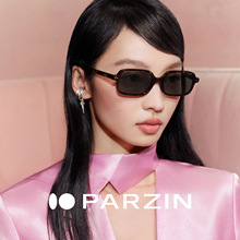 帕森【PAZA小方镜】潮酷玳瑁太阳镜女个性26新品防晒墨镜PZ16001