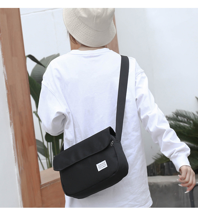 Bolso de Mensajero de estilo japonés de estilo coreano para mujer, 2023 nuevo bolso de moda, bolso bandolera casual para parejas