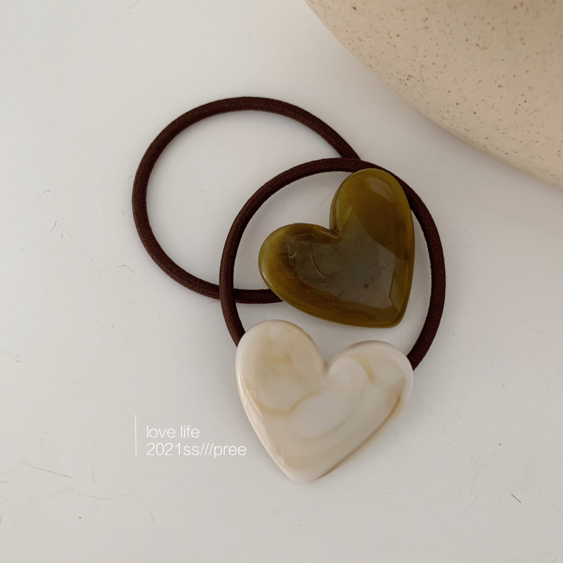 Coreano inchiostro marmo amore acido acetico minimalista vento freddo corda per capelli corda per capelli 2021 autunno e inverno Nuovo elastico_voghion.com