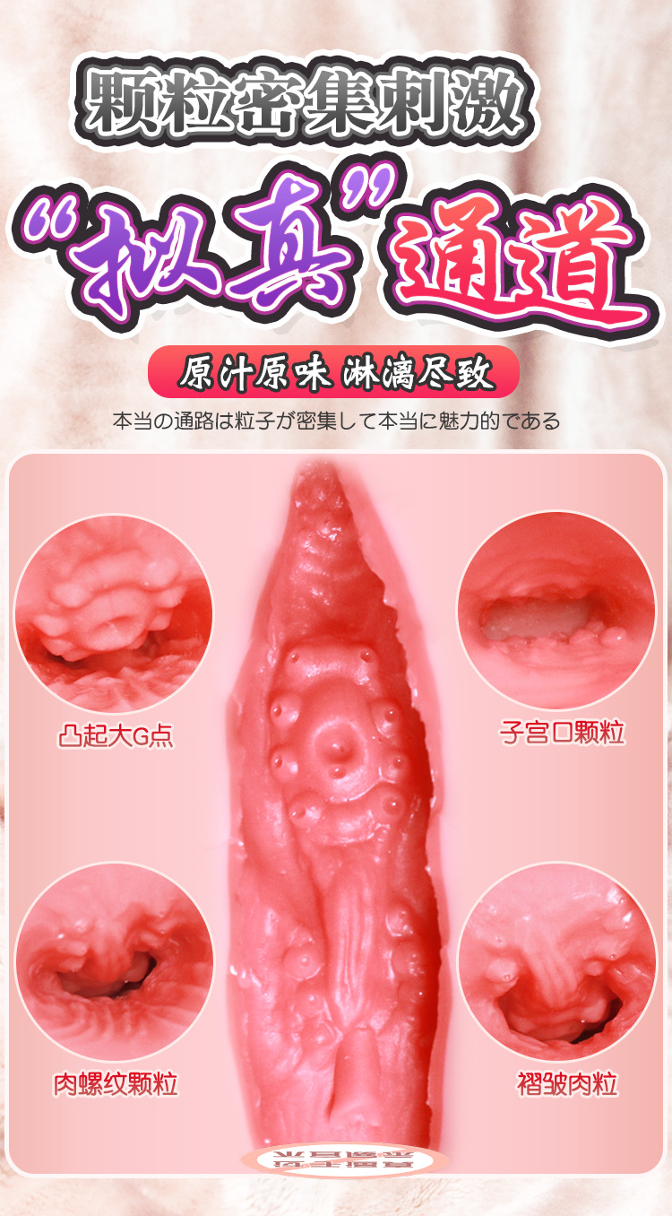 Jiuai Half-Body Male Masturbator TPE Inverted Mold with Realistic Vaginal and Buttocks Entry — detail image 5