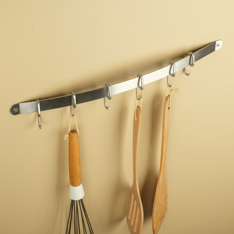Stainless Steel Kitchen Hook for Kitchenware Storage Kitchen and Sanitary Pendant Movable Hook Multifunctional Kitchen Metal Hook Stainless Steel Kitchen Hook for Kitchenware Storage Kitchen and Sanitary Pendant Movable Hook Multifunctional Kitchen Metal Hook