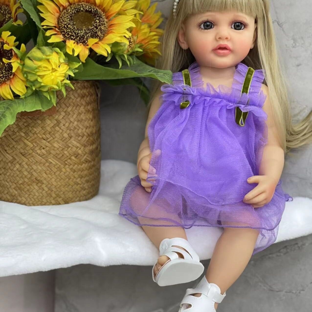 NPK bienes genuinos 55cm pegamento completo simulación muñeca Betty transfronteriza