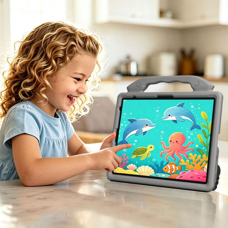 Suitable for iPad Pro 12.9 cute doll tablet protective case Pro13/Air13 thumb stand tablet cover Suitable for iPad Pro 12.9 cute doll tablet protective case Pro13/Air13 thumb stand tablet cover