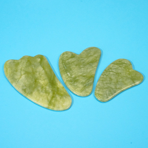 New Jade Gua Sha Roller for Beauty Salon, Therapeutic Gua Sha Massage Roller, Factory Supply Jade Gua Sha Set