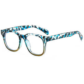 2021新款时尚三点米钉平光镜男女 防蓝光眼镜架学生近视眼镜3518