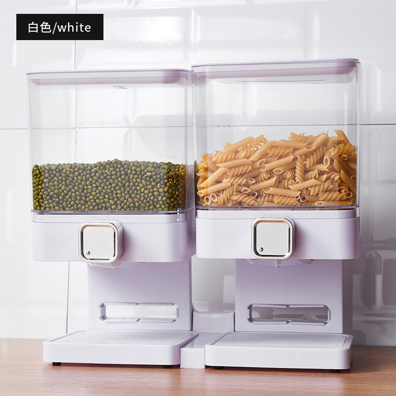 Máquina de cereales Latas selladas para alimentos Latas de almacenamiento de granos diversos Latas de frutos secos de cocina Latas de bocadillos Latas de almacenamiento Dispensador de granos