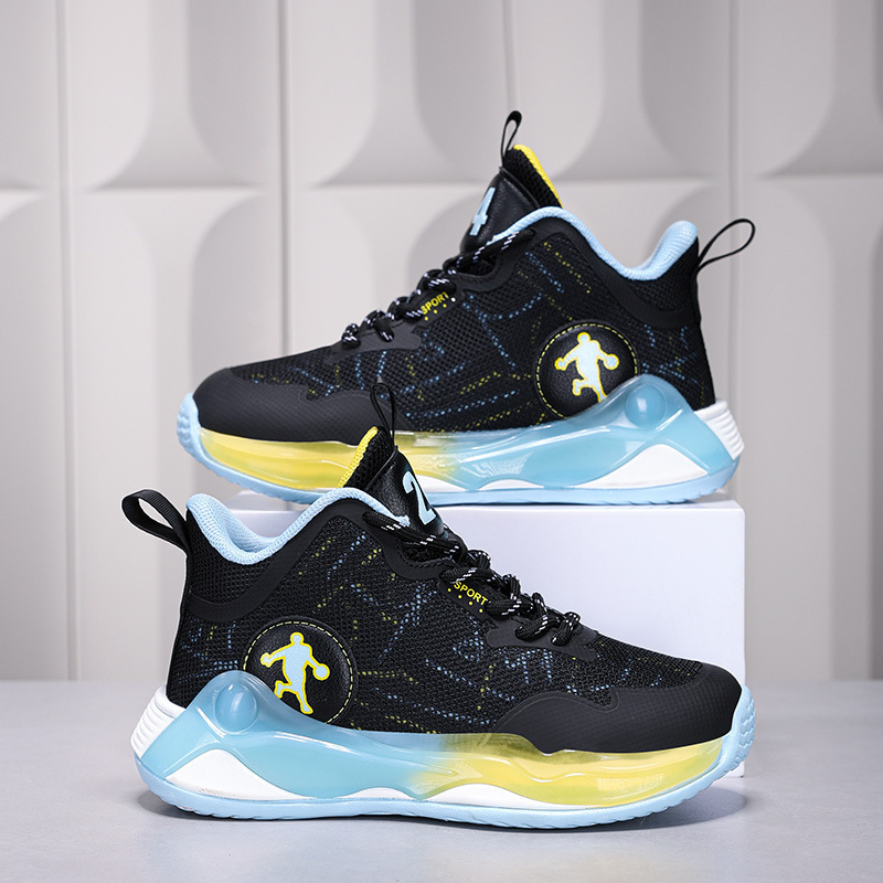 Banbu Jordan Kidsren's Shoes Kidsren's Basketball Shoes 2025 Summer New Mesh Breathable Medium and Large Kidsren's Casual Sports Shoes Trend