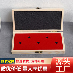 Wooden essential oil packing box wooden box Vintage Flip gift empty box packaging storage box can be printed LOGO wholesale