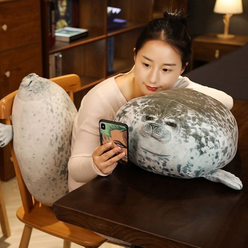 Cross-Border Japan Osaka Seal Plush Toy Realistic Seal Doll Pillow Aquarium Souvenir Plush Toy Wholesale