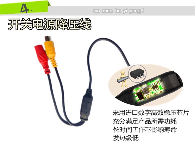 Side View Blind Spot Led Sensor Automatic Lighting Car Camera Non-Destructive Installation Right Side View Monitoring Light-Sensing Night Vision