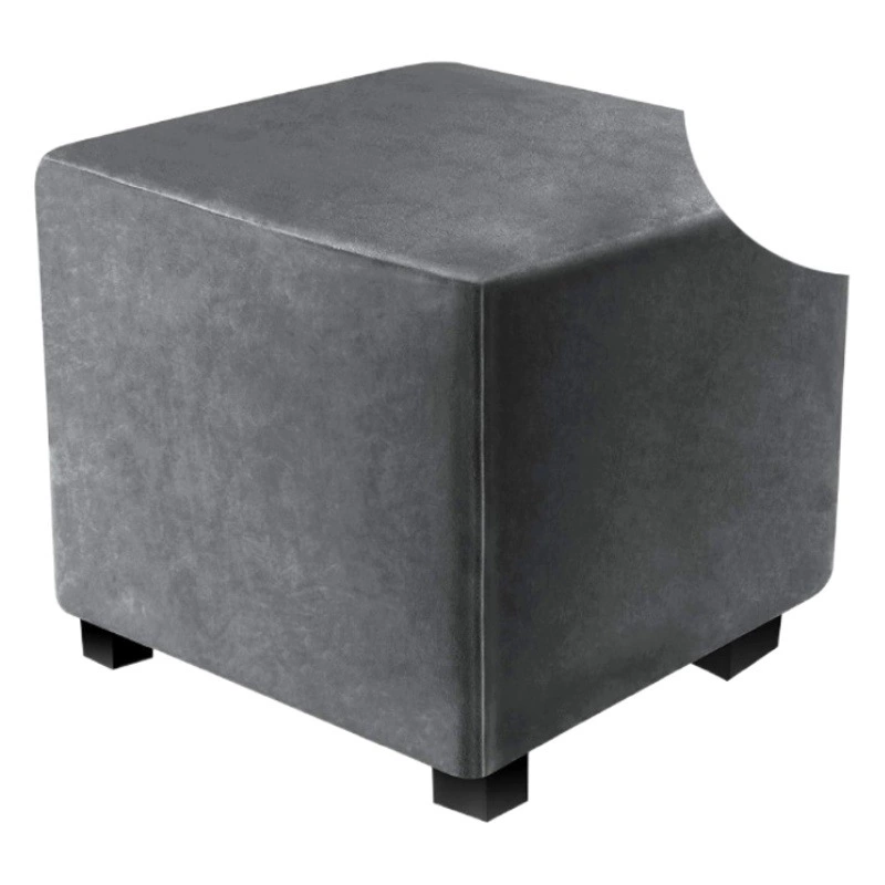 Трансграничный утолщенный эластичный Универсальный Бархатный Чехол для дивана Silver Fox Пылезащитный моющийся чехол для ног с защитой от кошачьих царапин для смены обуви Чехол для низкого стула