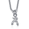 Cute rabbit, pendant, trend fashionable necklace hip-hop style for leisure, new collection, wholesale, internet celebrity