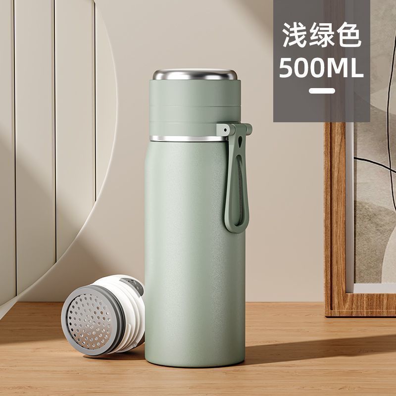 316不锈钢保温杯男款大容量渐变办公保冷焖闷泡茶杯子水杯壶|undefined