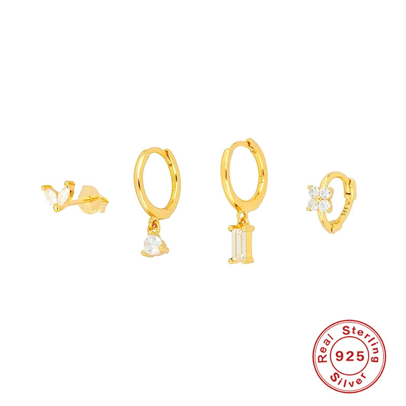 4g Weight 925 Sterling Silver Ear Needle Material 18K Gold Plated Plating Material Drop Earrings, Earrings, Ear Studs Classification 1 Set Quantity Date, Tea Party Occasion Copper Material Geometric Pattern All Seasons Season Women's Gender Elegant, Shiny Style 1 Set Elegant Shiny Geometric Copper 18K Gold Plated Drop Earrings Earrings Ear Studs 31