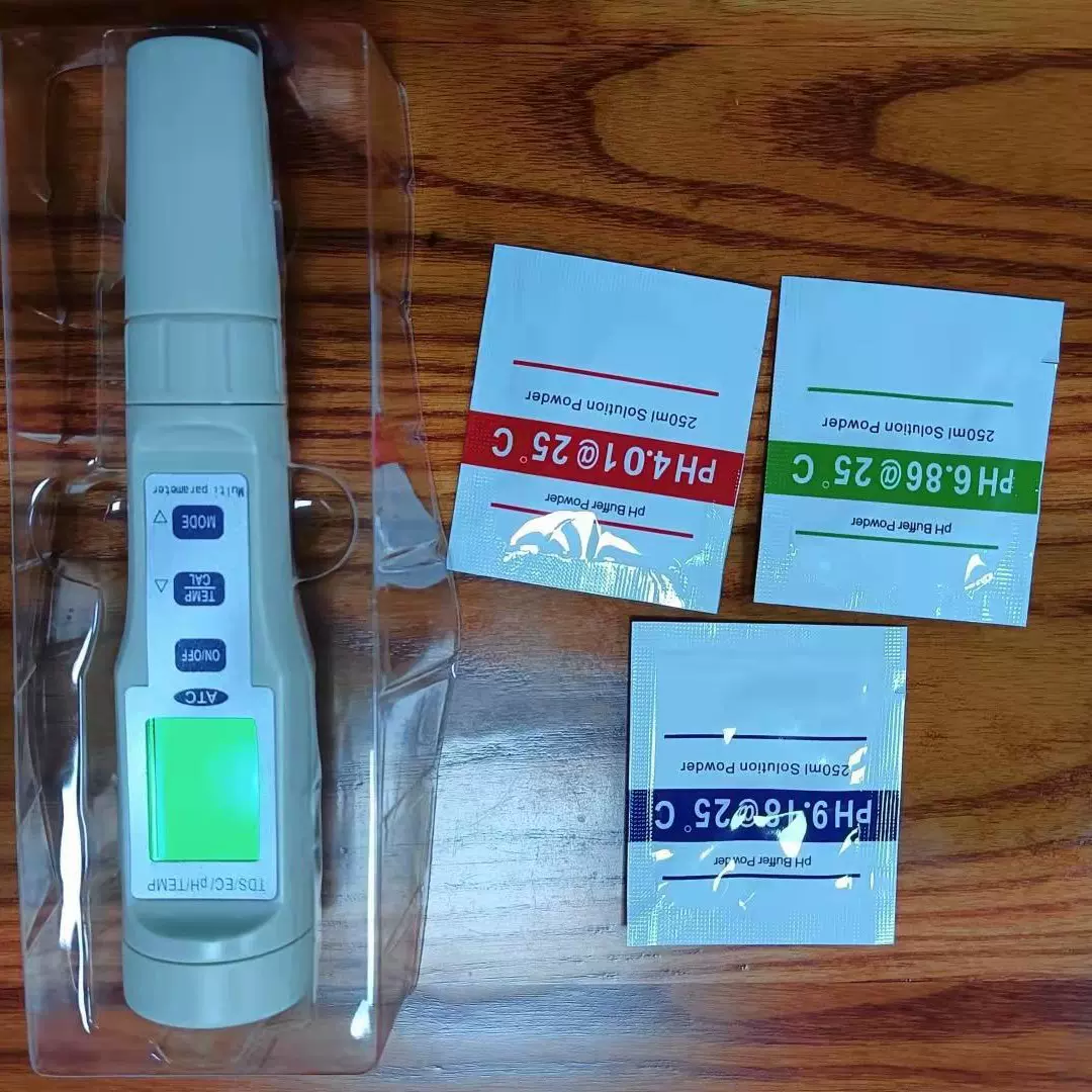 四合一带背光pH/TDS/EC/TEMP测试笔PH686四功能水质检测仪电导率