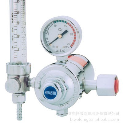 HUASHI 减压表 二氧化碳加热气表 气保焊减压器  单级式加热表