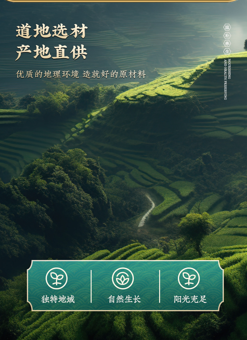 Bai He Di Huang Soup Herb Set Lily Bulb Rehmannia Poria Decoction Blend 100g key features