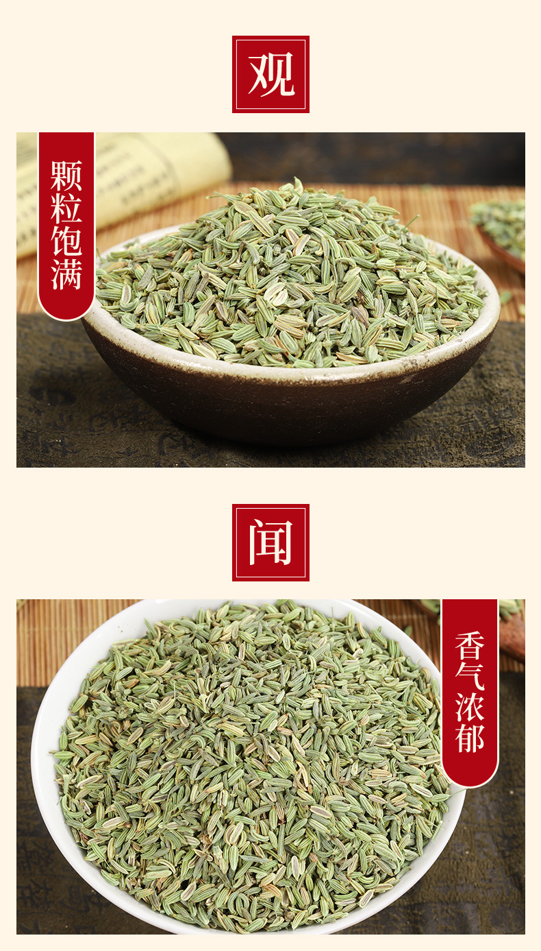 Fennel Seed Powder (Foeniculum vulgare) — Dried Food-Herb Spice, 500g Bulk key features