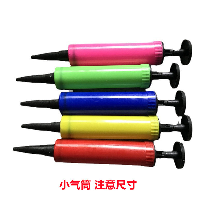 Mini Inflador de tamaño pequeño marca nueva mano empuje globo de plástico manual inflador globo de juguete Accesorios
