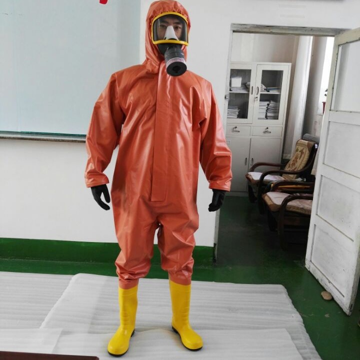 二级半封闭防化服FHIIB级轻型防化服 耐酸碱防化服 二级防化服