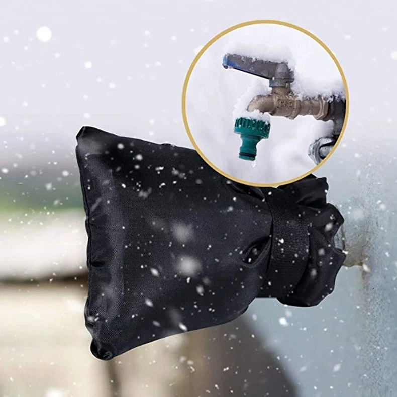 Открытый 210D ткань Оксфорд зимний смеситель антизамерзающий защитный чехол антизамерзающая изоляция водопроводный кран антизамерзающий чехол