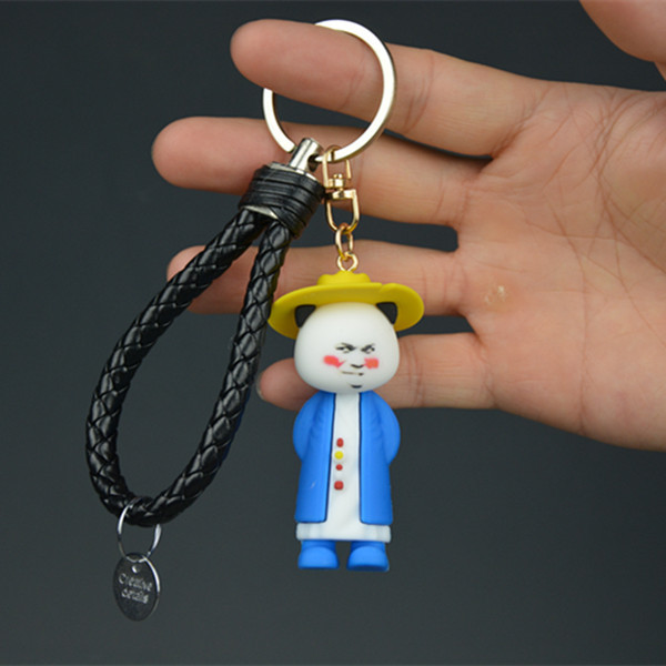 エビキーホルダー漫画ペンダント砂彫刻アニメーションフィギュアトレンディな車の装飾品人形おもちゃモデルアニメーション|undefined