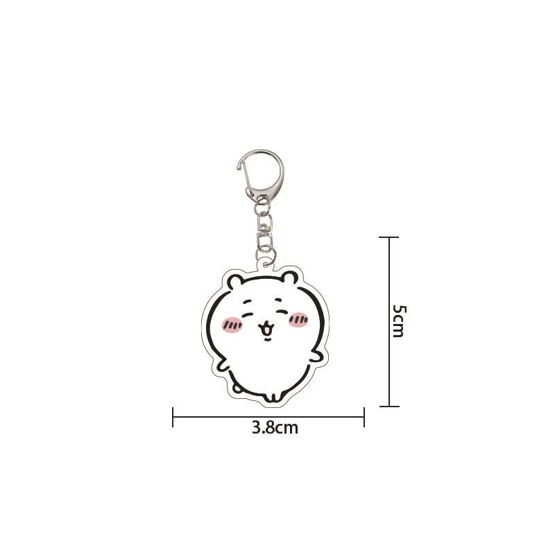 New Gi Kaikawa Tolery Key Bin Acrylic Chiikawa Little Eight милая школьная сумка Pendies вокруг подруг