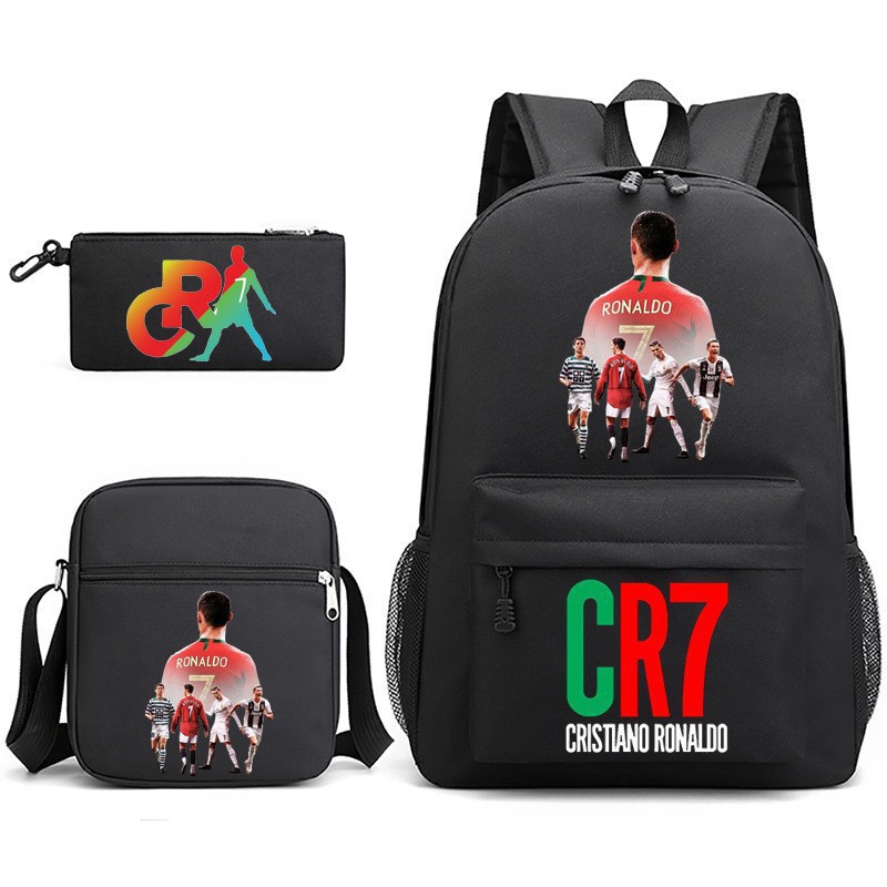 Mochila de tres piezas, mochila para hombres y mujeres, mochila a prueba de salpicaduras [una también es precio al por mayor] mochila de espalda protectora