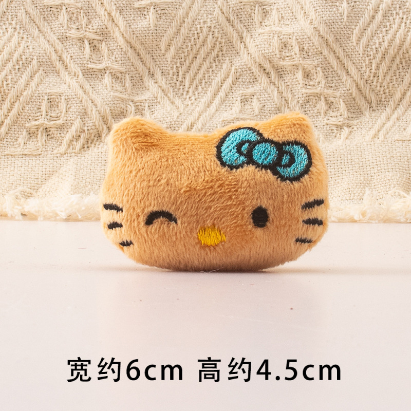 かわいいケイティぬいぐるみペンダント KT 猫ヘアアクセサリーゴムバンドヘアピン人形 DIY 服靴下帽子アクセサリー|undefined