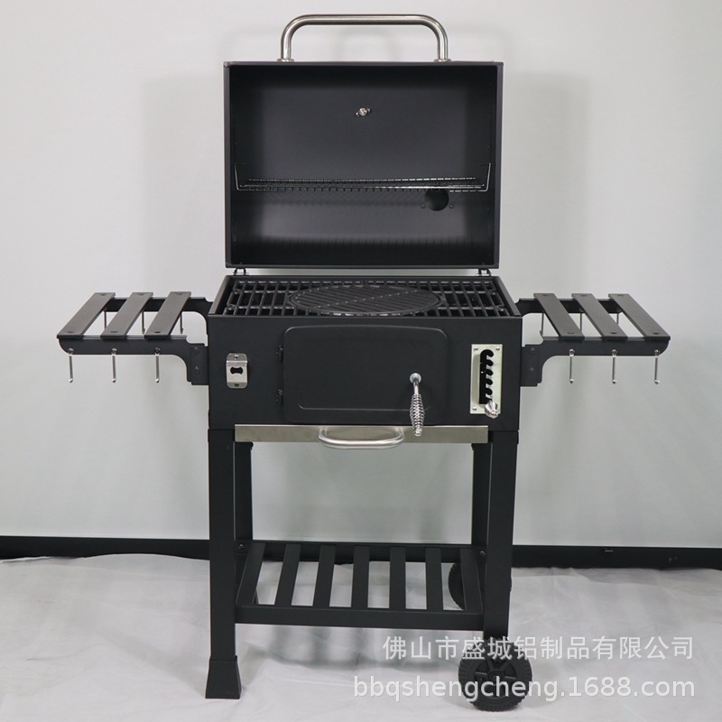 Villa Patio Parrilla Parrilla de carbón para el hogar Jardín B & B Barbacoa americana BBQ Parrilla al aire libre