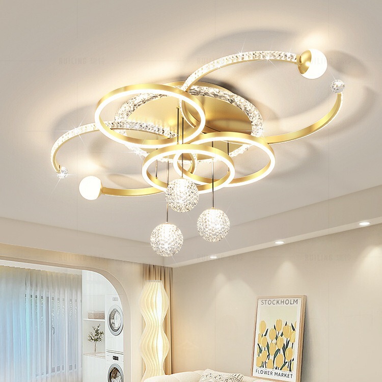 Living Room Lamp 2024 New Simple Modern Atmospheric Main Lamp Light Luxury Ceiling Lamp Zhongshan Ancient Town Lighting Capital