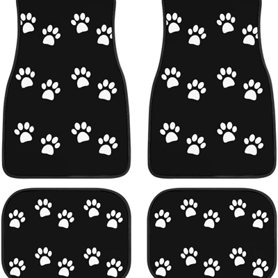 Avtomobil döşəmə paspasları — flower butterfly easy to - car-floor-mat-7-354548-68cm-two-pairs-total-four-pieces