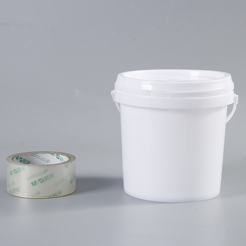 厂家2升桶涂料桶 机油桶带盖油漆桶 塑料圆桶密封包装桶大口径2L