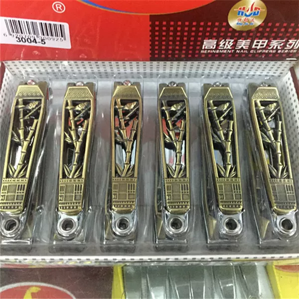 Bronze large nail clippers nail clippers nail clippers with ear spoon 3004