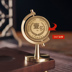 Turn the brass one hundred million small goals to decompress the desktop luxury office living room creative crafts decoration