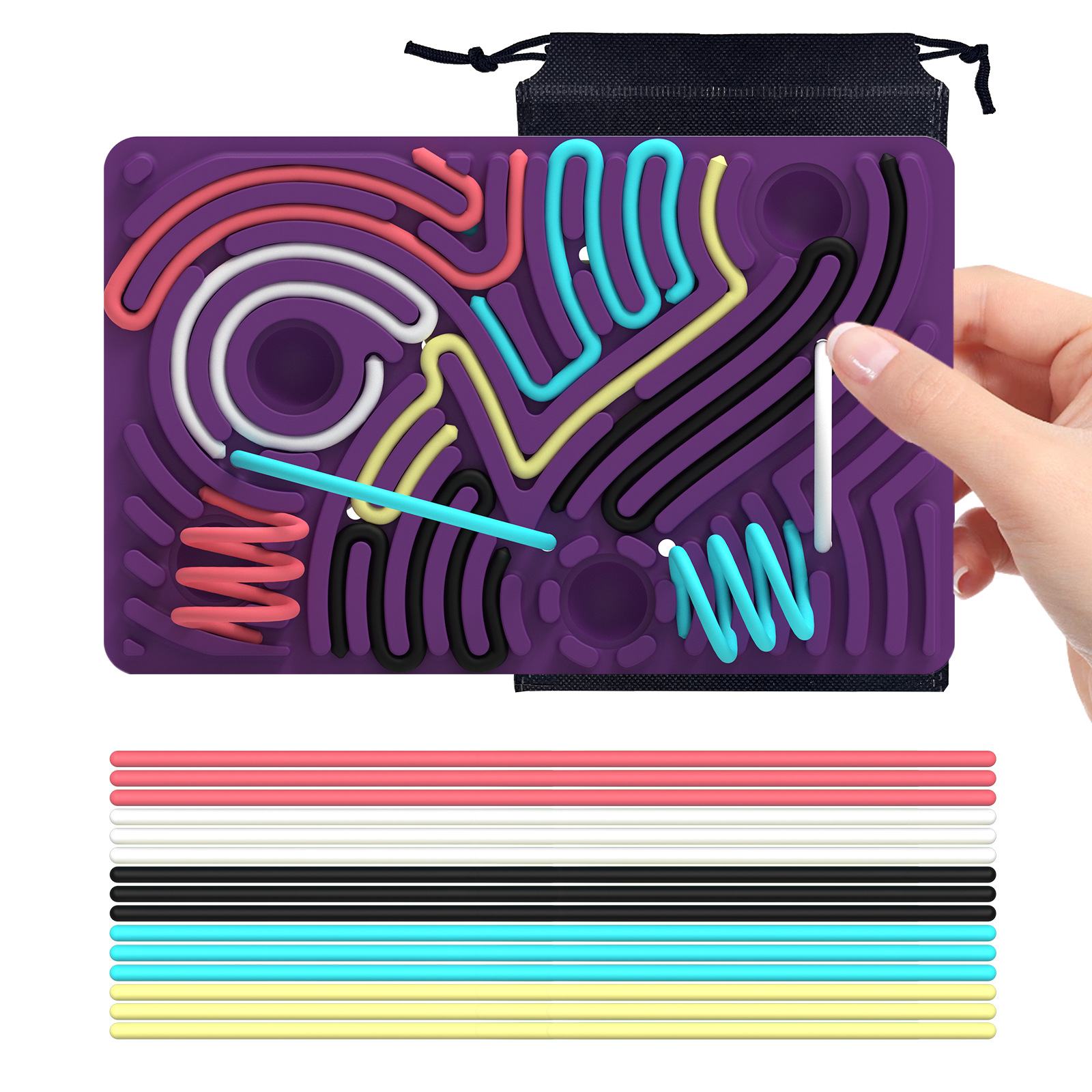 Transfronteriza venta caliente Sensory Activity Board silicona sentido roedores pionero placa de descompresión de presión suave