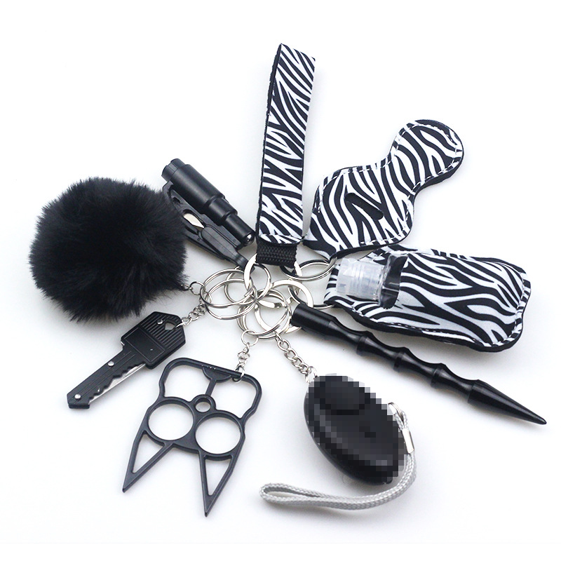 1 Set Fashion Solid Color Metal Keychain display picture 2