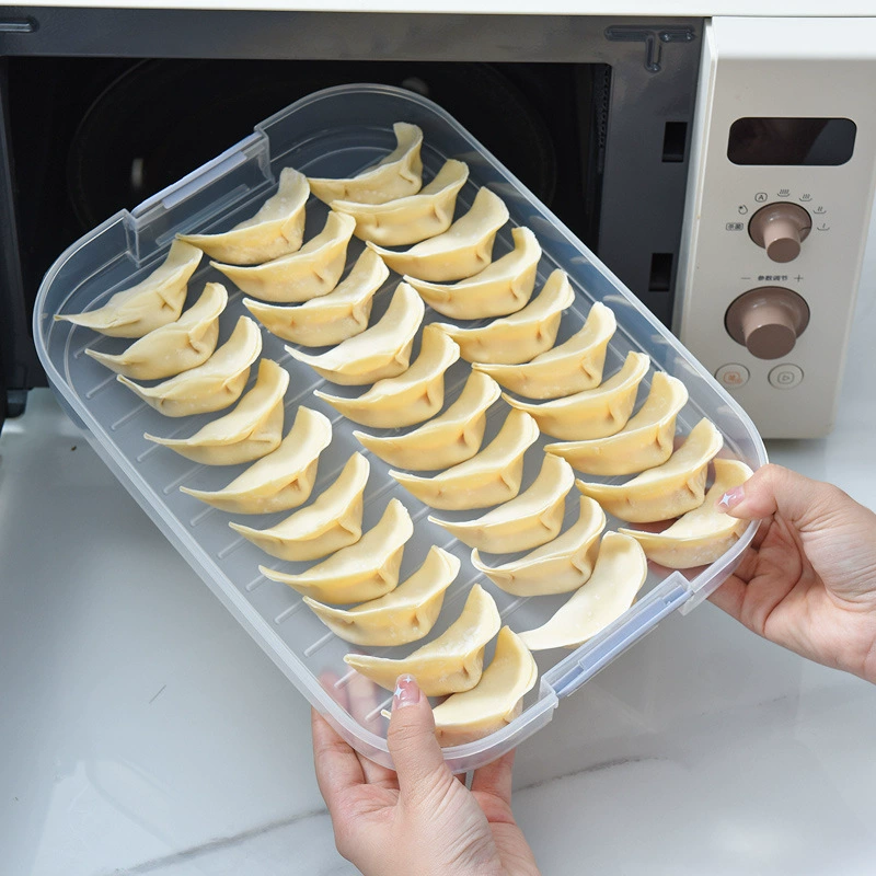 Бесплатная доставка: коробка для dumplings хранящаяся в холодильнике, пищевой класс, коробка для равиоли, упаковка для быстрого замораживания