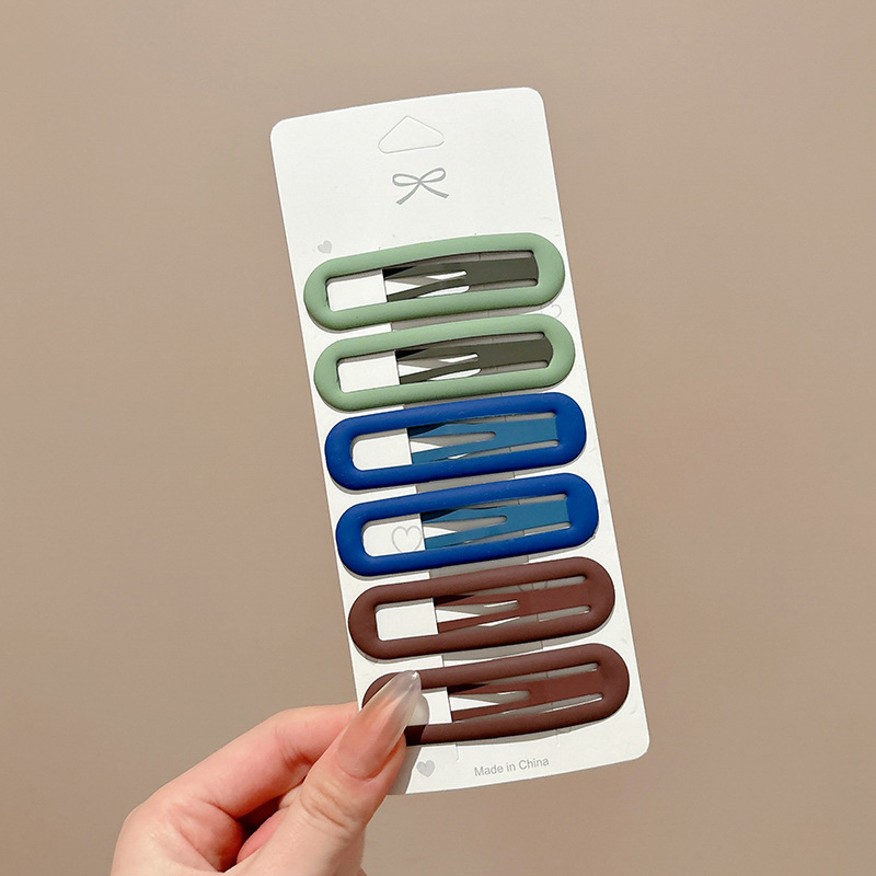 Pin de cabello de dopamina para mujeres lindas pinzas de cabello de peluquería bb pinzas de cabello 2025 nuevo estilo premium pinzas de cabello laterales