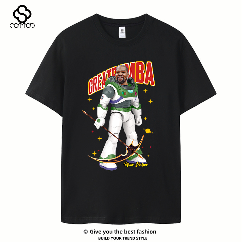 Spring/Summer Suns Durant No. 35 T-shirt Basketball Short Sleeve Casual Plus Size Short Sleeve Student Men's Trendy Sportswear