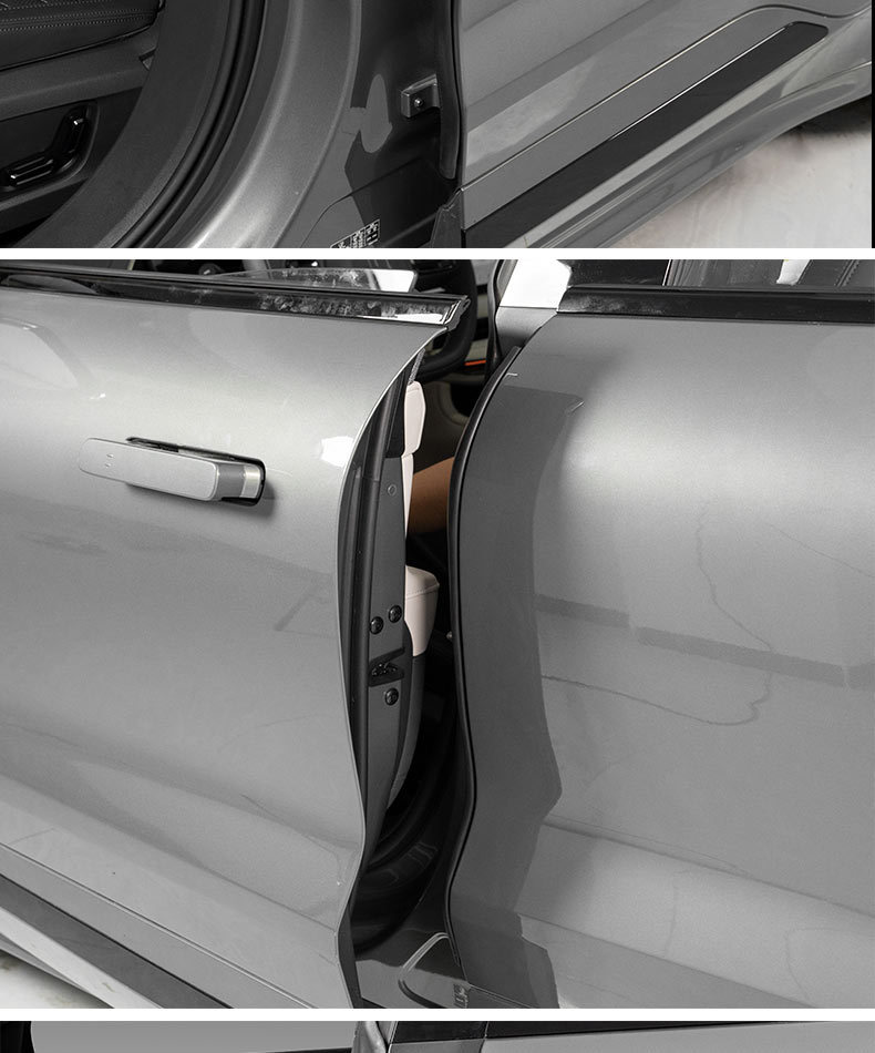 Pole krypton 001/007/7X car sealing strip B- pillar door sound insulation strip door seam windproof rubber strip noise reduction car supplies