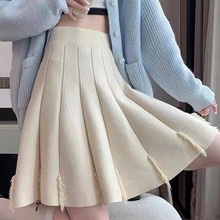 半身裙子女包臀2025秋冬新款针织女高腰遮胯显廋A字伞裙气质百搭