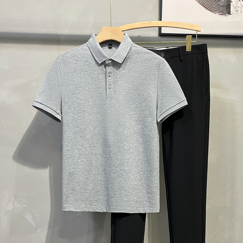 헤더 그레이 2385POLO 셔츠 반소매